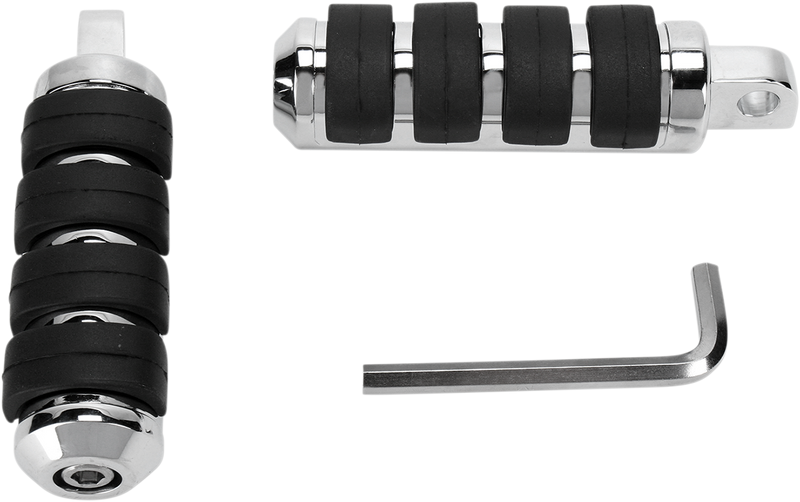 DRAG SPECIALTIES Footpegs - Chrome - XL 361059 1622-0146