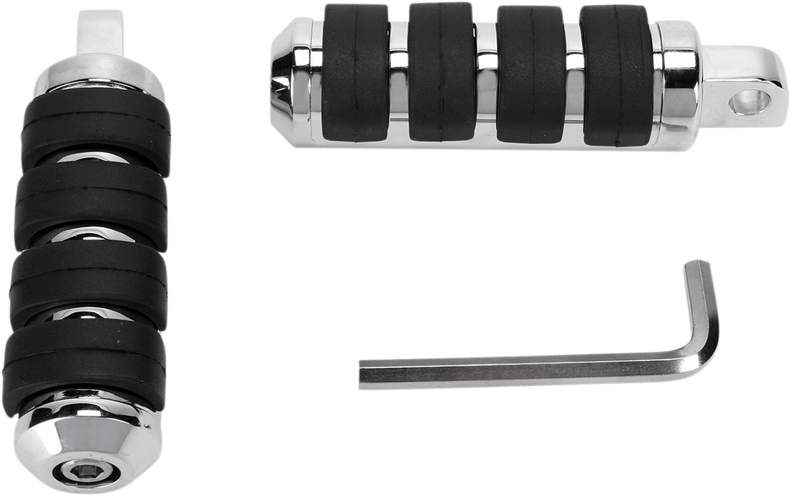 DRAG SPECIALTIES Footpegs - Chrome - XL 361059 1622-0146