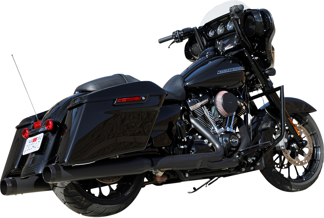 LA CHOPPERS Engine Guard - Black - Twin Peaks LA-7100-00B