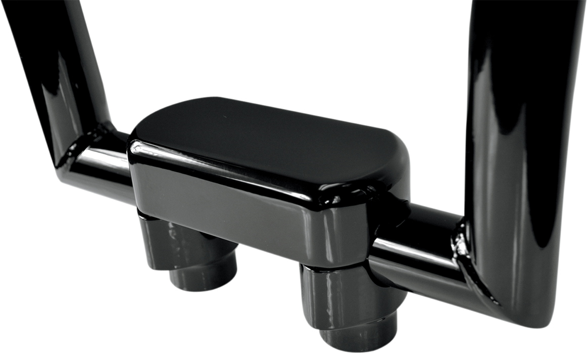 DRAG SPECIALTIES Risers - 1-1/2" - Big Buffalo - Top - Black 0602-0601