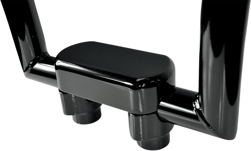 LA CHOPPERS Risers - Solid Top - 1-1/2" - Black LA-7442-01B