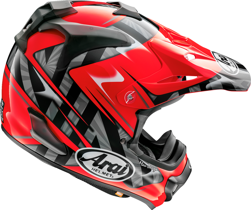 ARAI VX-Pro4 Motorcycle Helmet - Scoop - Red - Medium 0110-8193