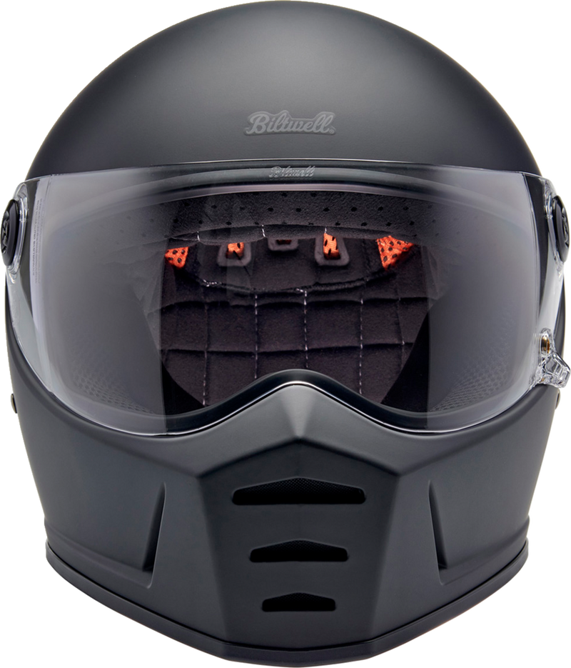 BILTWELL Lane Splitter Helmet - Flat Black - Large 1004-201-504