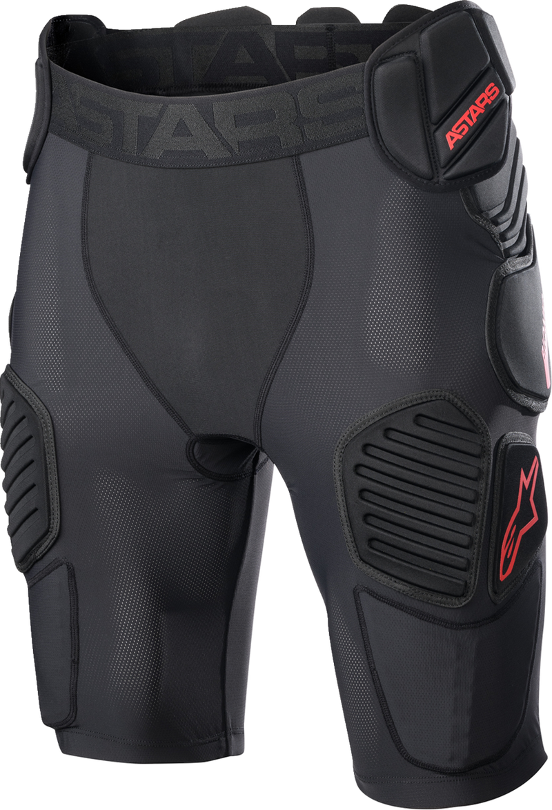 ALPINESTARS Bionic Pro Protection Shorts - Black/Red - XL 6507523-13-XL