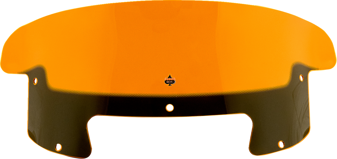 KLOCK WERKS Kolor Flare™ Windshield - 8" - Orange - Indian KWW-04-0619