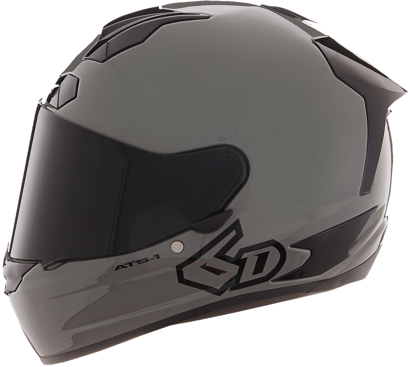 6D ATS-1R Motorcycle Helmet - Gloss Gray - Large 30-0977