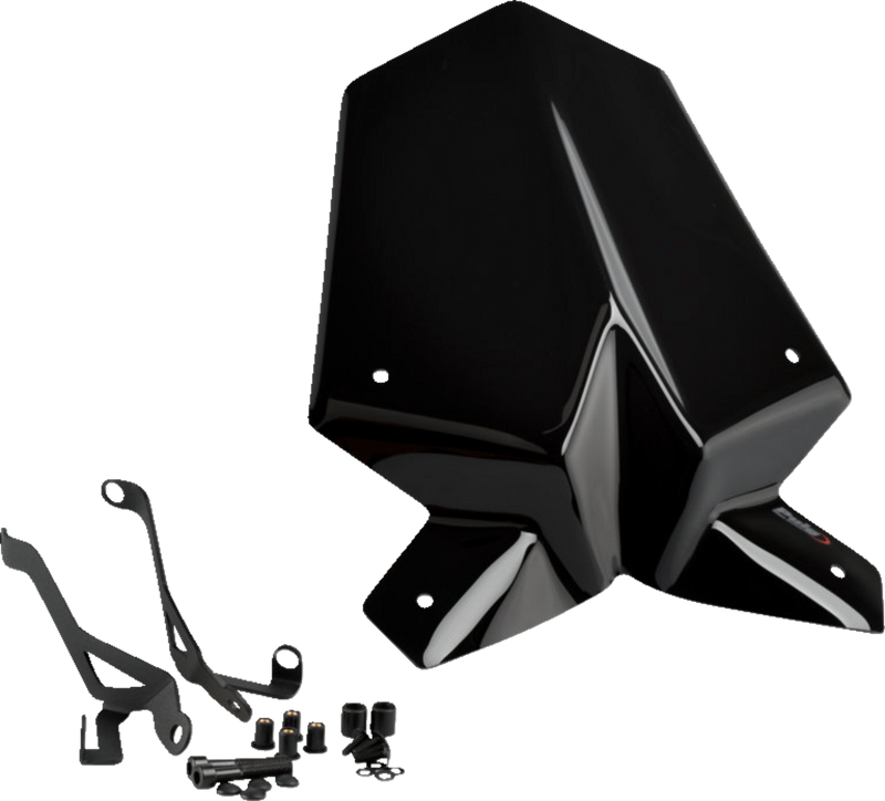 PUIG HI-TECH PARTS New Generation Windscreen - Black 20461N