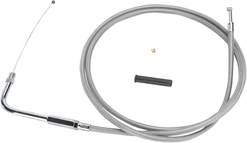 DRAG SPECIALTIES Throttle Cable - 54" - Braided 5331154B