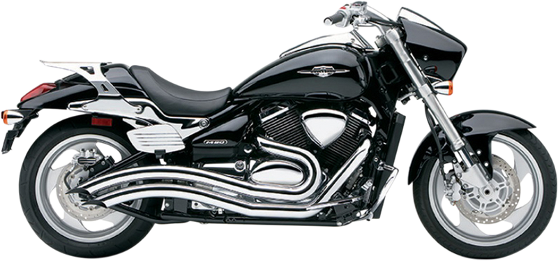 COBRA Speedster Swept Exhaust - Chrome - M90 3223