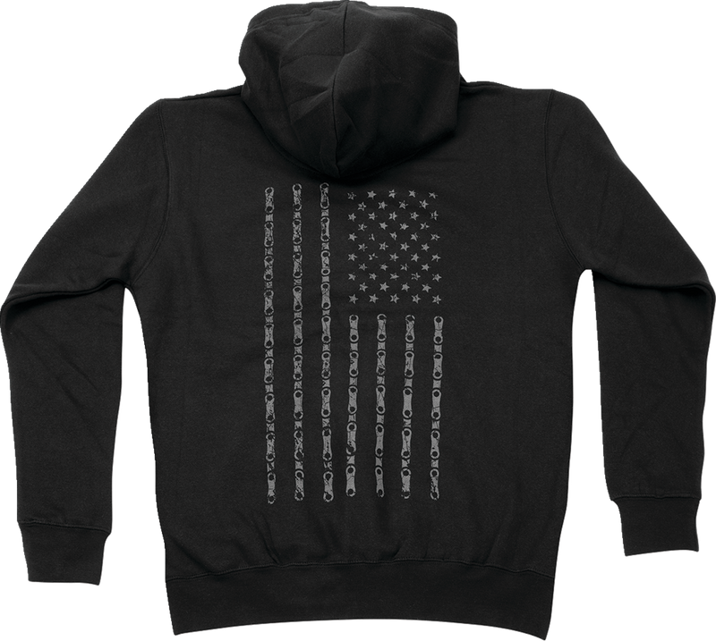 Z1R Merica Hoodie - Black - Medium 3050-6563