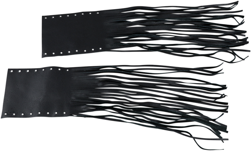 DRAG SPECIALTIES Grip Covers - Fringe - Rubber Grip DS243060