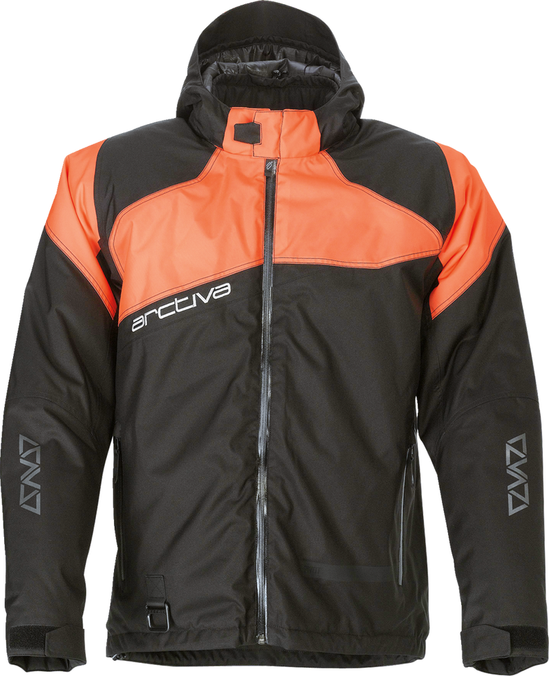 ARCTIVA Pivot 5 Hooded Jacket - Black/Orange - 3XL 3120-2085