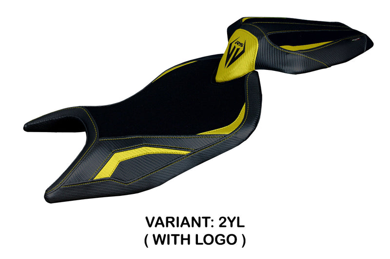Aprilia RS 660 2021-2024 Seat Cover Tappezzeria Italia in Yellow and Black