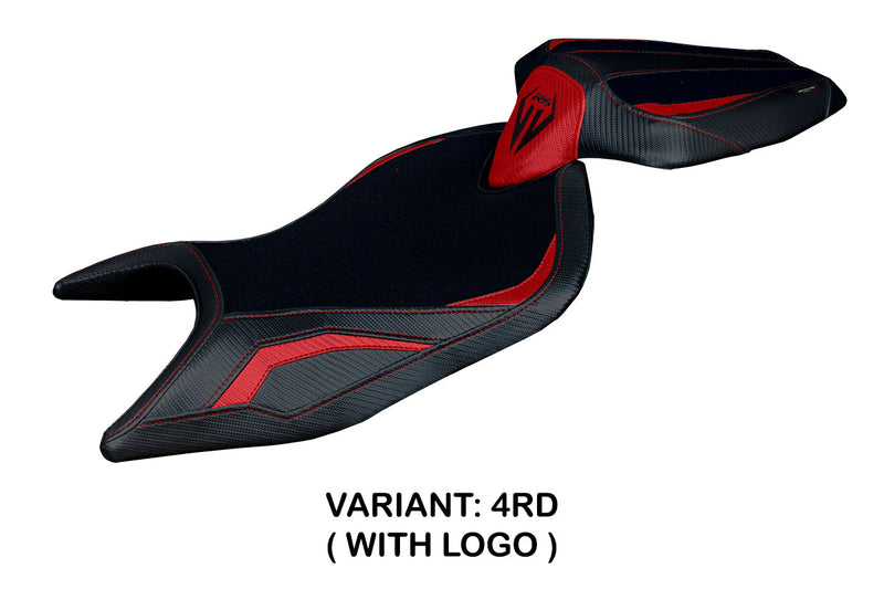 Aprilia RS 660 2021-2024 Seat Cover Tappezzeria Italia in Red and Black