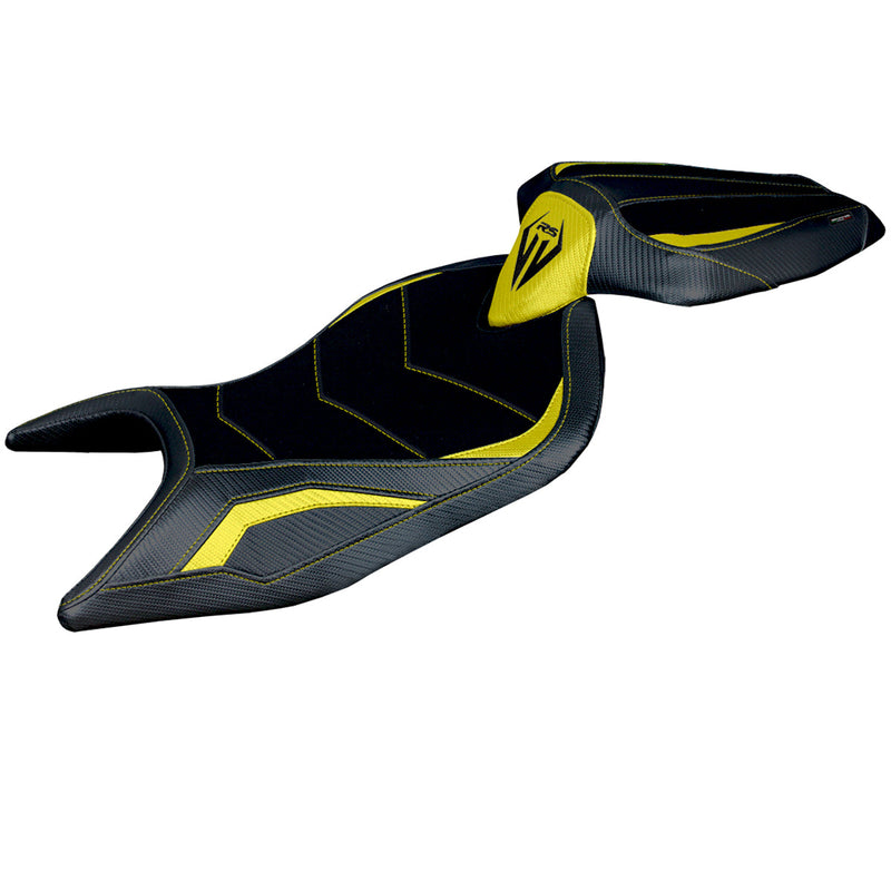 Aprilia RS 660 2021-2024 Seat Cover Tappezzeria Italia Comfort in Yellow and Black