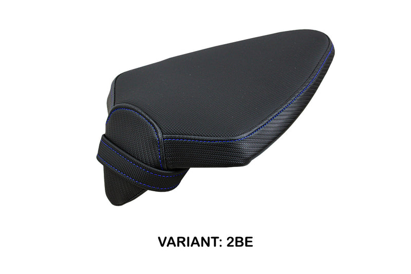 Aprilia RSV4 2021-2024 Passenger Seat Cover Tappezzeria Italia in Blue and Black