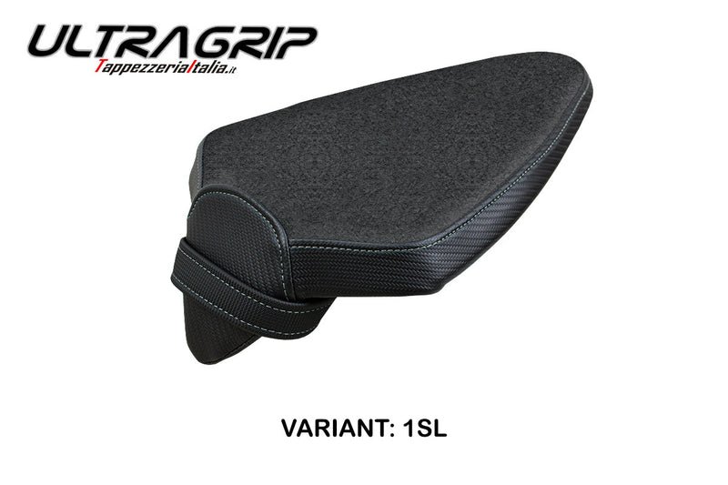Aprilia RSV4 2021-2024 Passenger Seat Cover Tappezzeria Italia Ultragrip in Silver