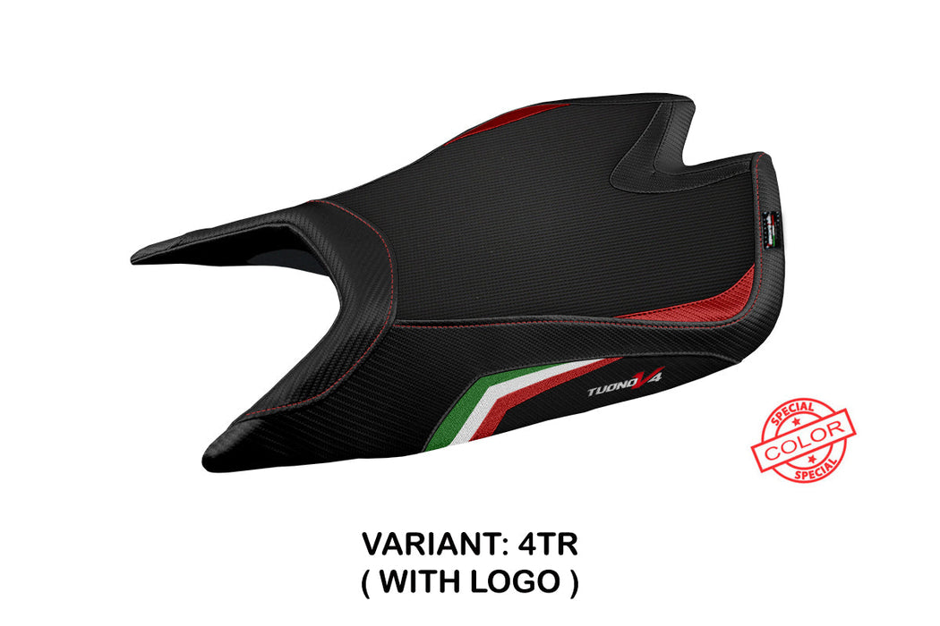 Aprilia Tuono V4 Factory 2021-2024 Seat Cover Tappezzeria Italia in Italy Flag