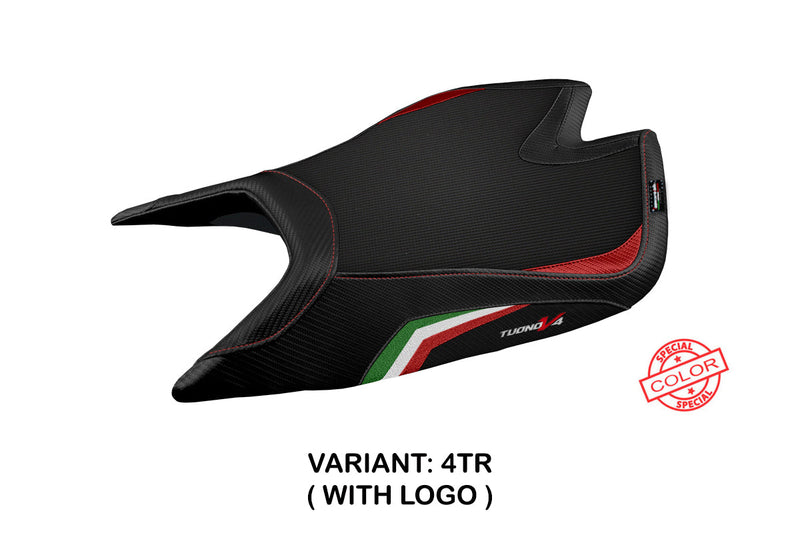 Aprilia Tuono V4 Factory 2021-2024 Seat Cover Tappezzeria Italia Comfort in Italy Flag