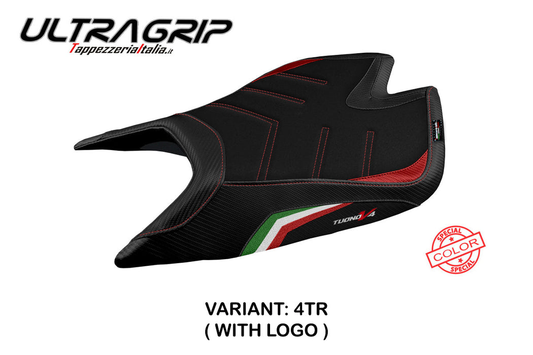 Aprilia Tuono V4 Factory 2021-2024 Seat Cover Tappezzeria Italia Ultragrip in Italy Flag
