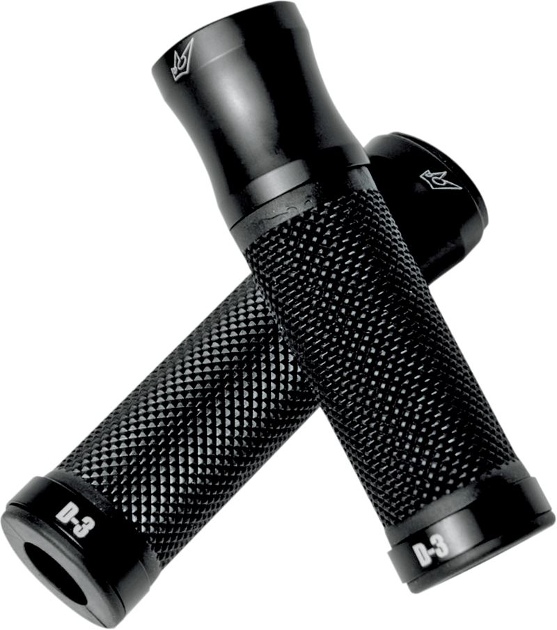 DRIVEN RACING Grips - D3 - Black/Black D3BK