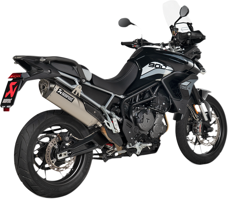 Triumph Tiger 850 / 900 / GT / Rally 2020-2024 Exhaust, Akrapovic Slip-On Muffler in Titanium and Carbon Fiber S-T9SO3-HRT