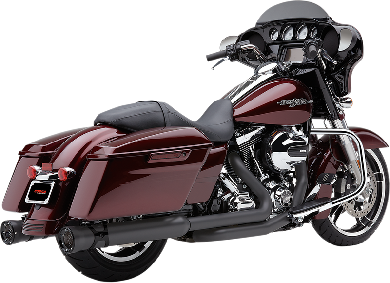 COBRA Race Pro Mufflers - Black - FL 6216RB