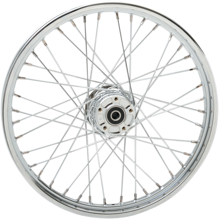 DRAG SPECIALTIES Front Wheel - Single Disc/No ABS - Chrome - 21"x2.15" 64377