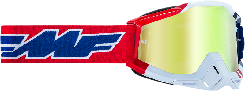 FMF PowerBomb Goggles - US of A - Gold F-50037-00006 2601-2982