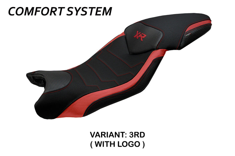 BMW S1000XR 2015-2019 Seat Cover Tappezzeria Italia Comfort in Red and Black