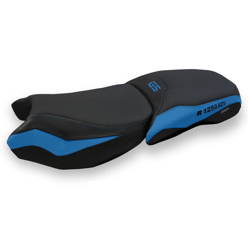 BMW R1250GS Adventure 2019-2024 Seat Cover Tappezzeria Italia in Blue and Black