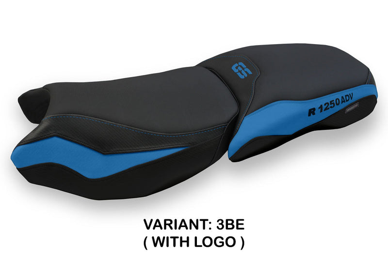 BMW R1250GS Adventure 2019-2024 Seat Cover Tappezzeria Italia in Blue and Black