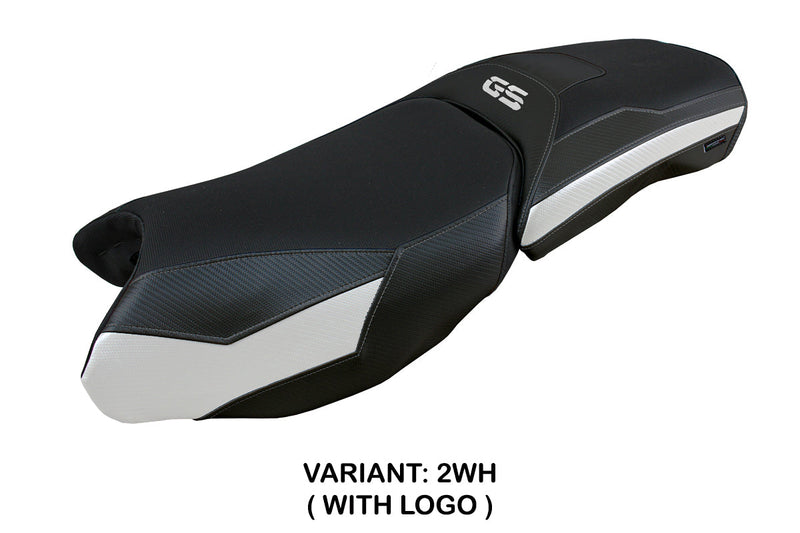 BMW R1250GS Adventure 2019-2024 Seat Cover Tappezzeria Italia in White and Black