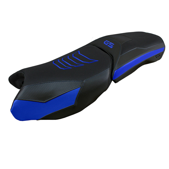 BMW R1250GS Adventure 2019-2024 Seat Cover Tappezzeria Italia Comfort in Blue and Black