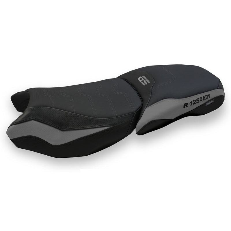 BMW R1250GS Adventure 2019-2024 Seat Cover Tappezzeria Italia Comfort in Grey and Black
