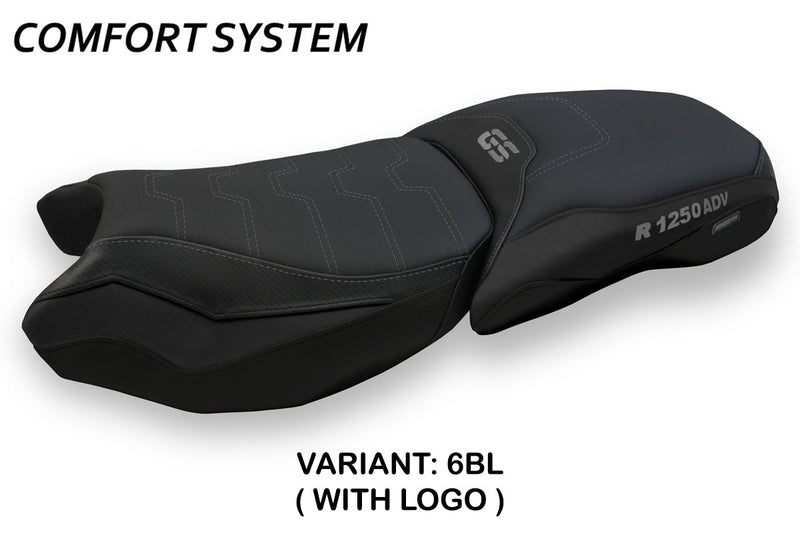 BMW R1250GS Adventure 2019-2024 Seat Cover Tappezzeria Italia Comfort in Black
