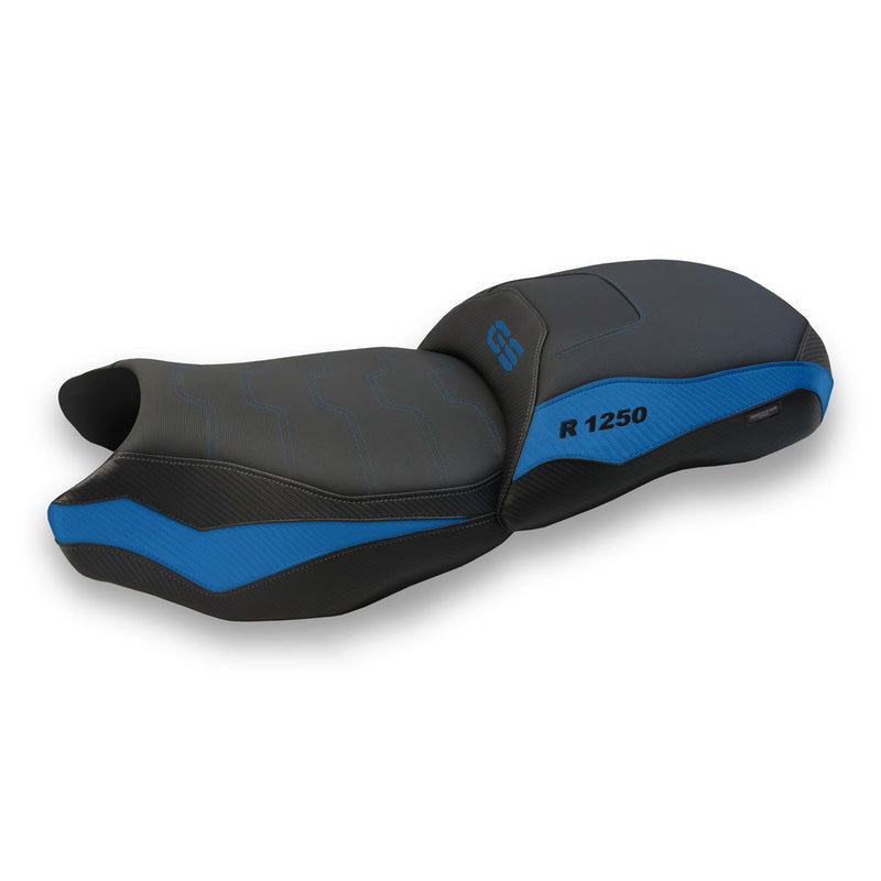 BMW R1250GS 2019-2023 Seat Cover Tappezzeria Italia Comfort in Blue and Black