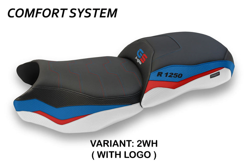 BMW R1250GS 2019-2023 Seat Cover Tappezzeria Italia Comfort in White HP