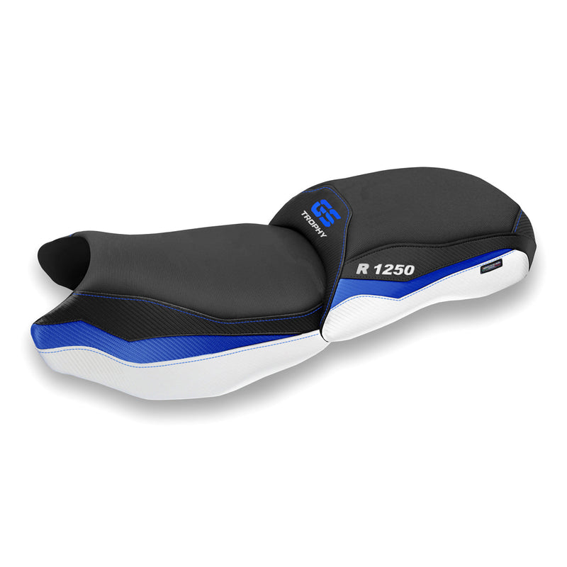 BMW R1250GS 2019-2023 Seat Cover Tappezzeria Italia in Blue and White Trophy
