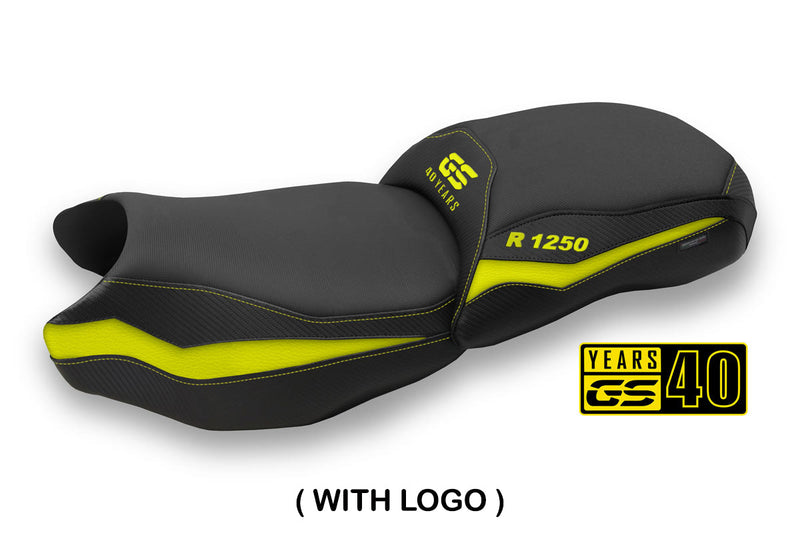 BMW R1250GS 2019-2023 Seat Cover Tappezzeria Italia in Yellow and Black 40th