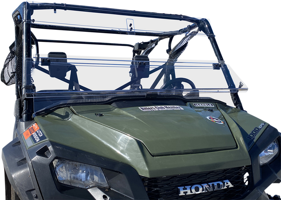 MOOSE UTILITY Full Folding Windshield - Deluxe - Pioneer V000258-12200M