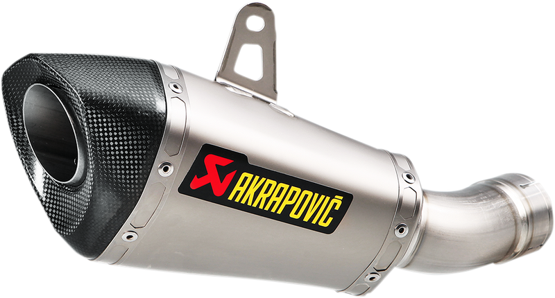 Kawasaki ZX10R 2016-2020 Exhaust Akrapovic Slip-On in Titanium and Carbon Fiber S-K10SO17-ASZ