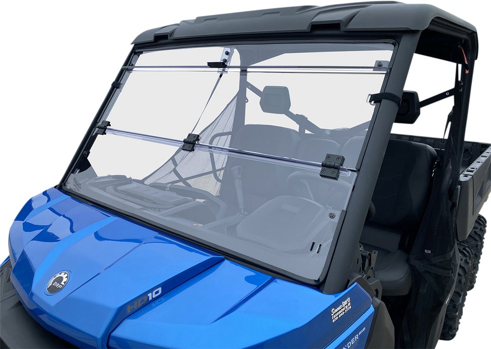 MOOSE UTILITY Full Folding Windshield - Deluxe - Defender V000268-12200M