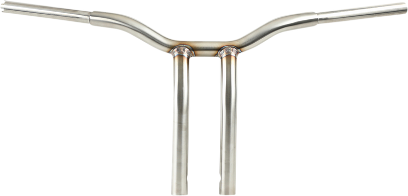 LA CHOPPERS Handlebar - Kage Fighter - One Piece - Bent - 14" - Stainless Steel LA-7338-14SS