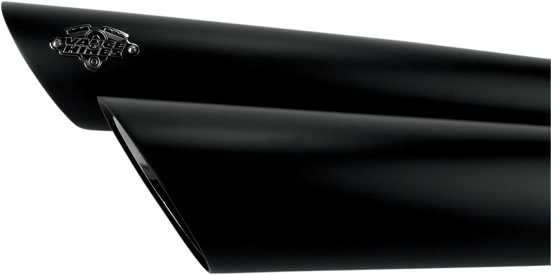 VANCE & HINES Twin Slash Mufflers - Black 46841