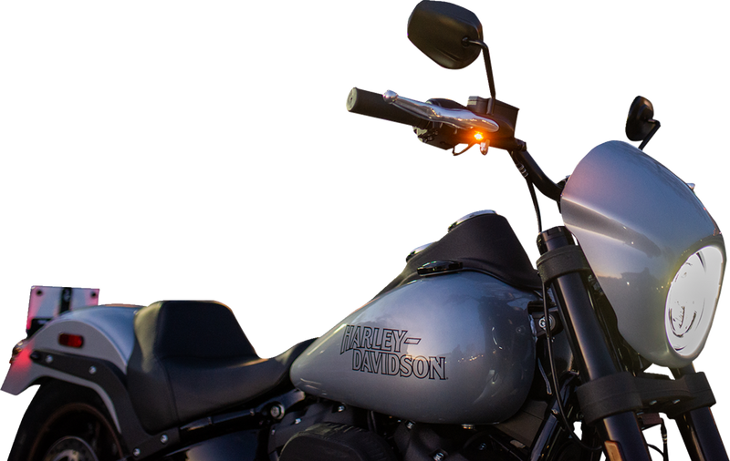 KODLIN MOTORCYCLE LED 2-1 Front Turn Signal w/ Running Light - Black K68500