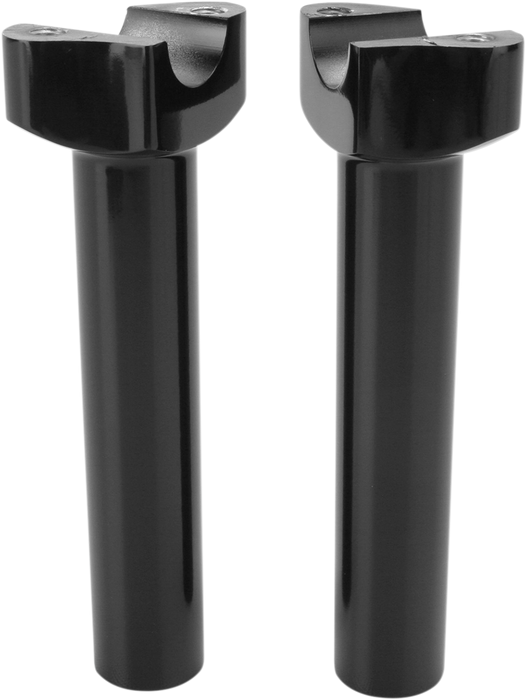 DRAG SPECIALTIES Risers - Straight - 6-1/2" - Black 241614