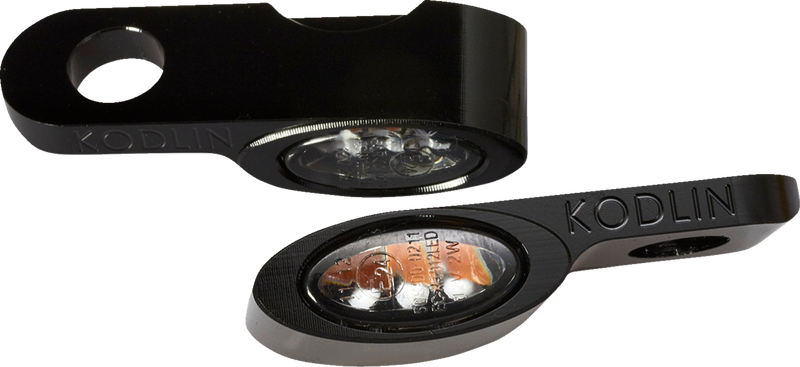 KODLIN MOTORCYCLE Turn Signal w/ Running Light - Universal - Black K68510