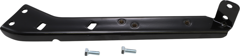 DRAG SPECIALTIES Left Saddlebag Rail Support Bracket - Black S77-0135GBL