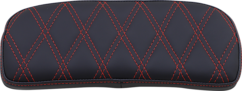 DRAG SPECIALTIES Chopped Tour-Pak Pad - Double Diamond - Black/Red 0822-0434